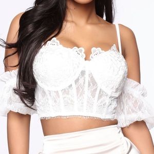 FashionNova Lace Crop Top